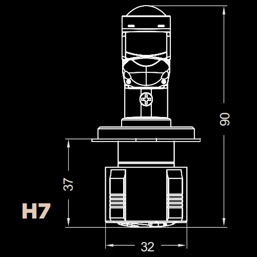 LE-05 H7 6000K 50W